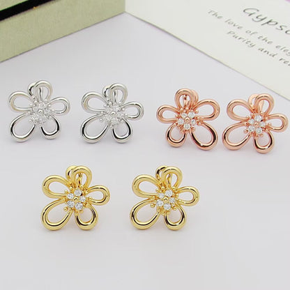 [AuraEcho] FLOWERLACE EARRING 5 DIAMONDS