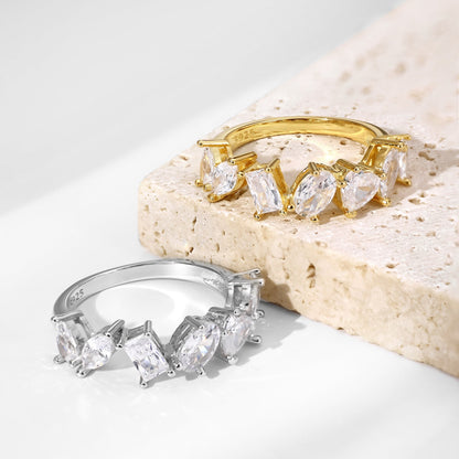 [AuraEcho]Delicate Multi Cut Ring