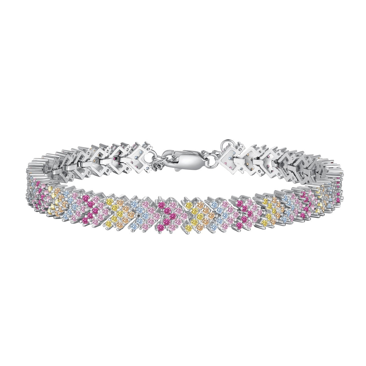 [AuraEcho]Ornate Sparkling Round Cut Party Bracelet