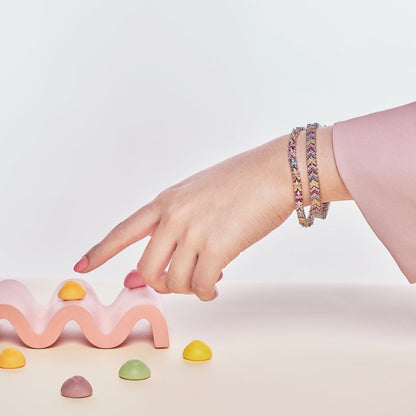 [AuraEcho]Ornate Sparkling Round Cut Party Bracelet