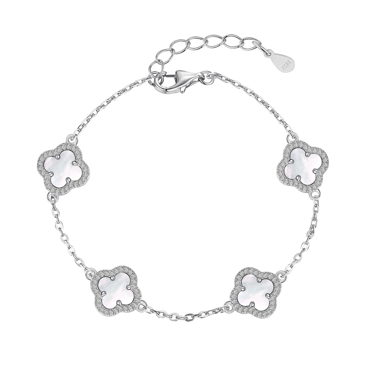 [AuraEcho]Four-Leaf Clover Exquisite Bracelet