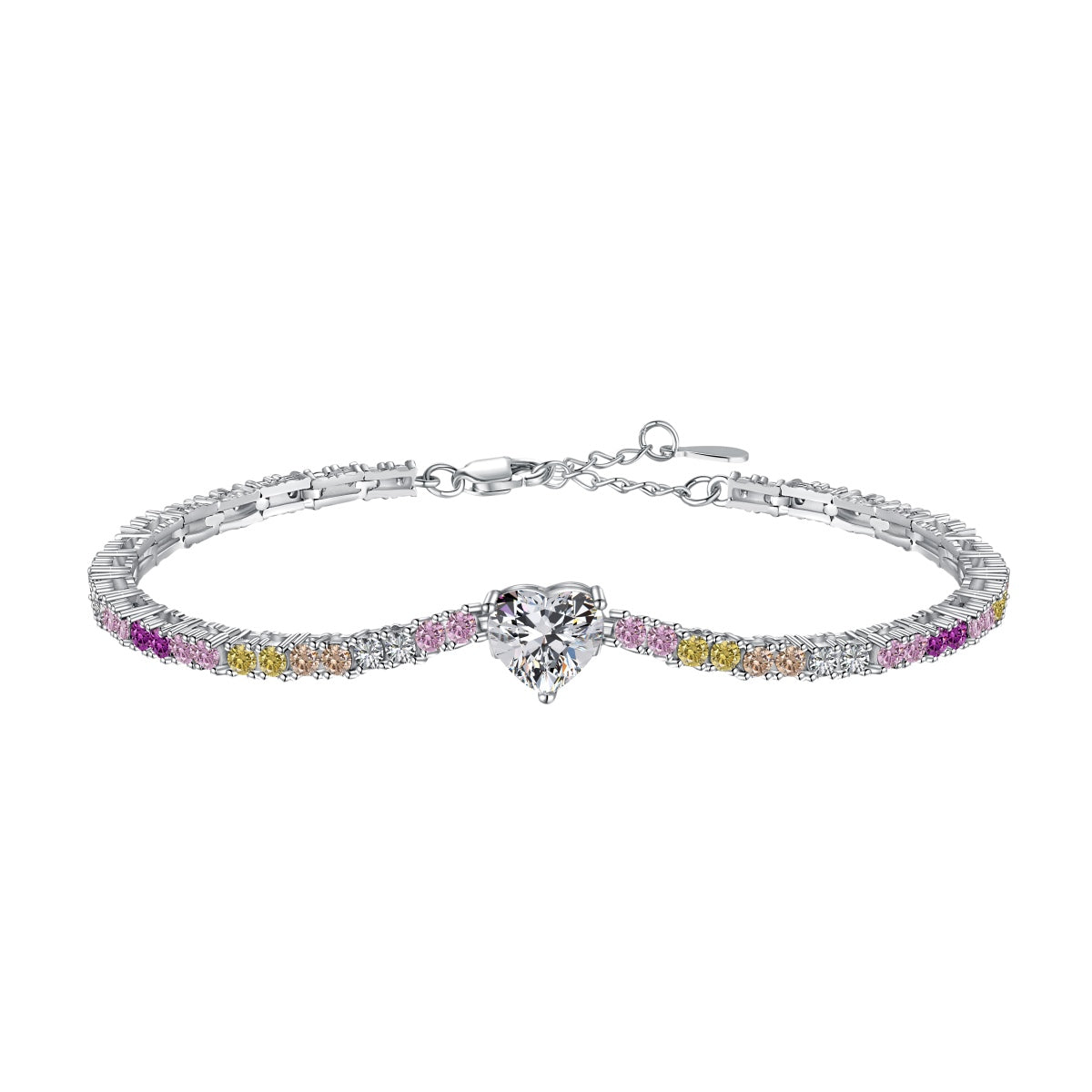[AuraEcho]Delicate Romantic Heart Shape Lover Bracelet