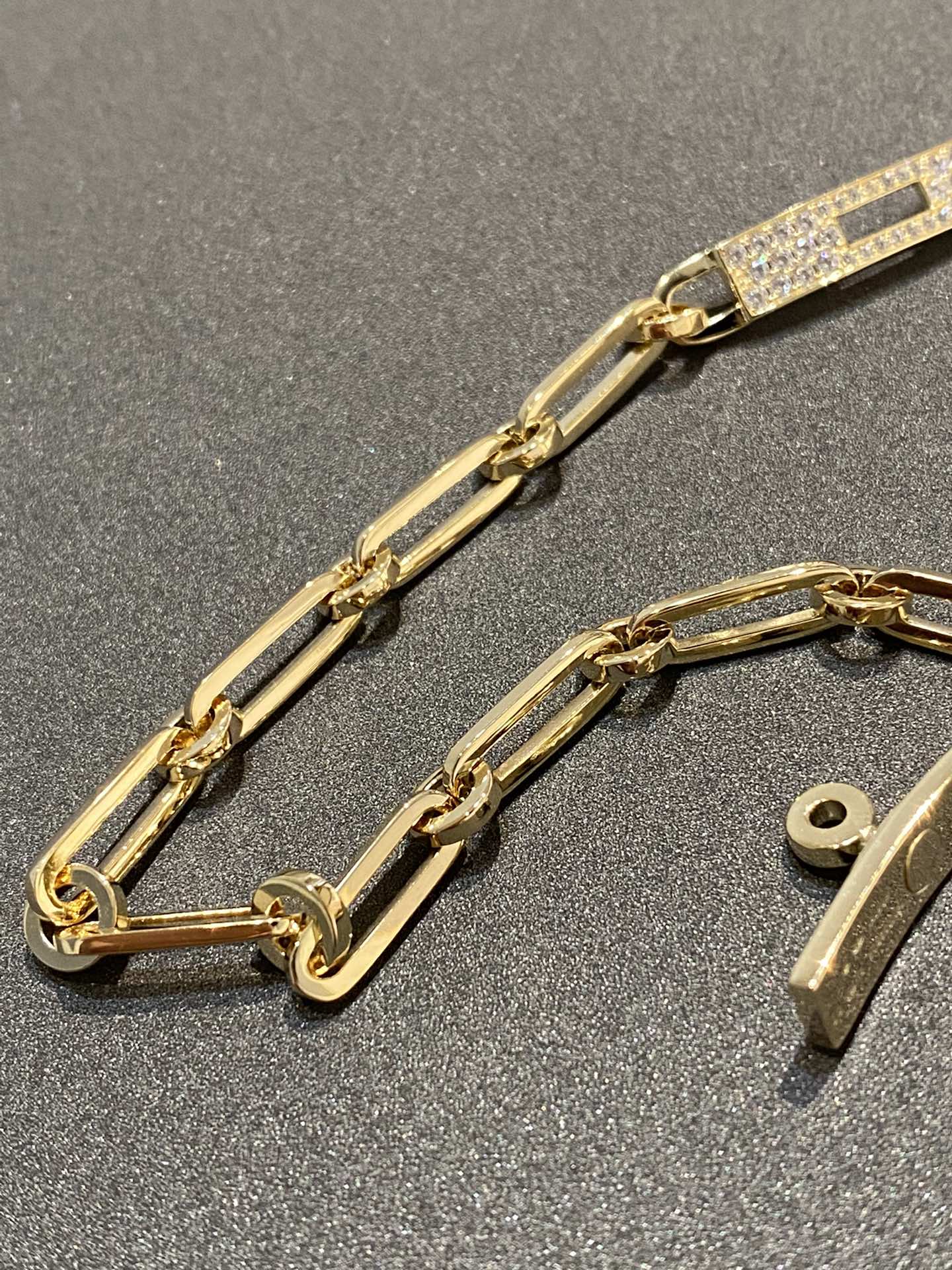 [AuraEcho]CHAINE BRACELET SMALL MODEL DIAMOND