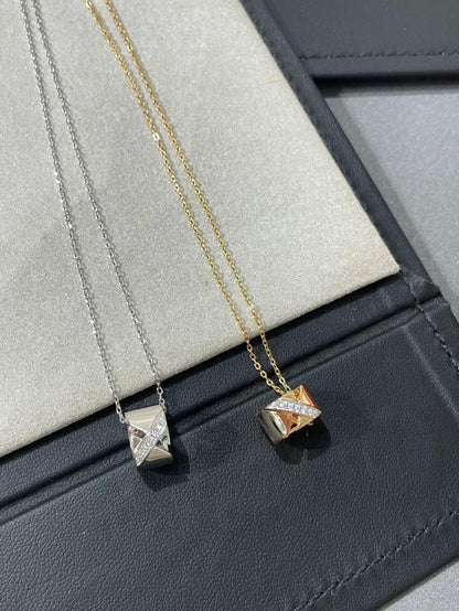 [AuraEcho]LIENS EVIDENCE DIAMOND NECKLACE