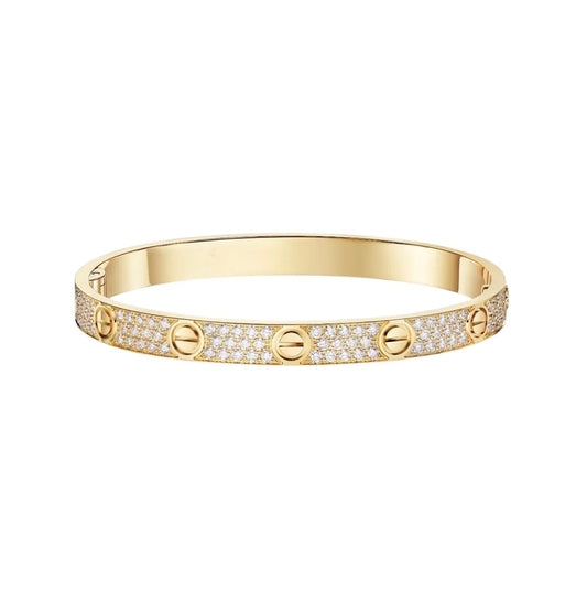 [AuraEcho]LOVE BRACELET 6.1MM DIAMOND-PAVED