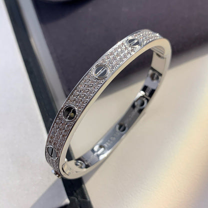 [AuraEcho]LOVE BRACELET 6.1MM DIAMOND-PAVED CERAMIC