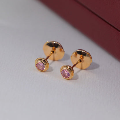 [AuraEcho]DAMOUR PING DIAMOND EARRINGS