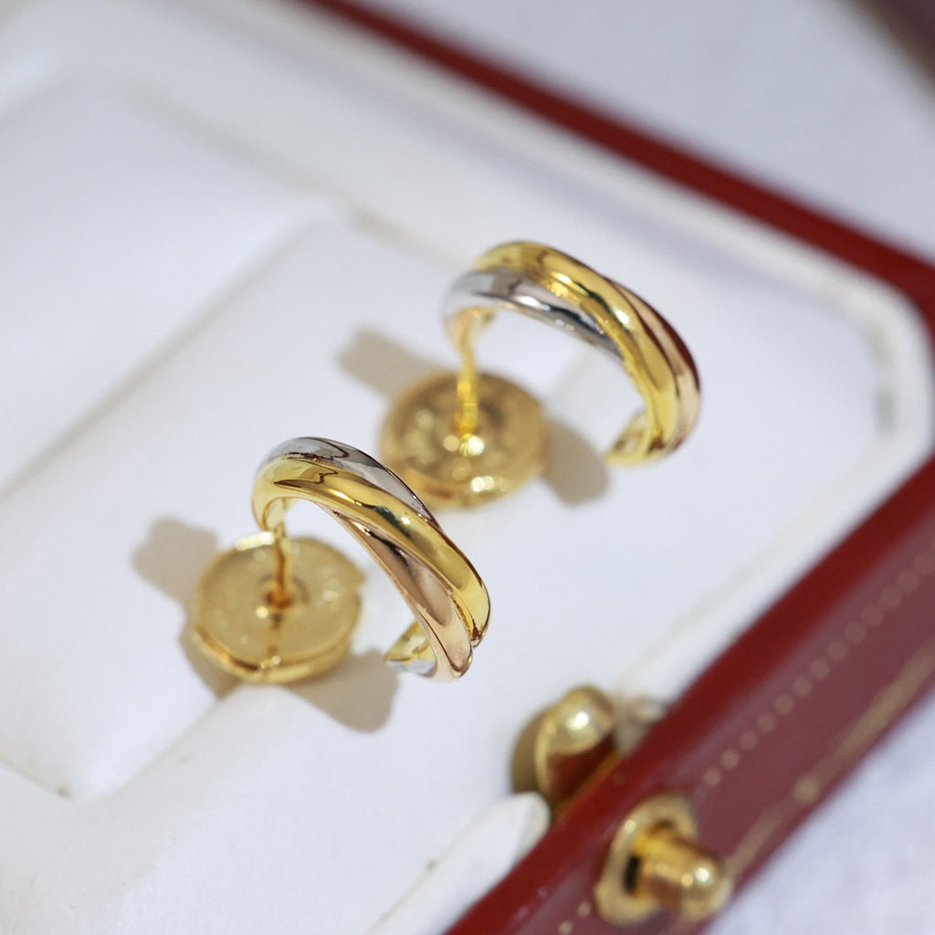 [AuraEcho]TRINITY ON DIAMOND MINI EARRINGS