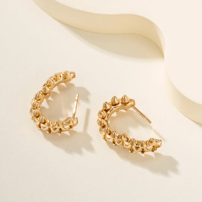[AuraEcho]CLASH MINI HOOP EARRINGS