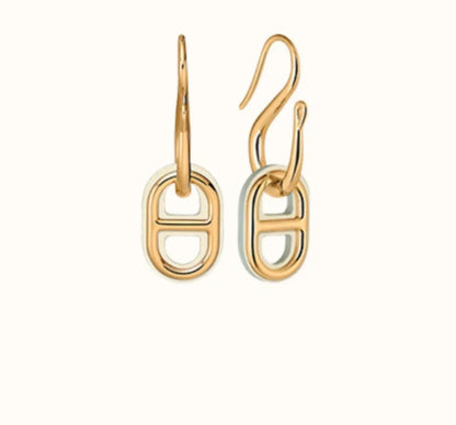 [AuraEcho]HM O'MAILLON GOLD EARRINGS