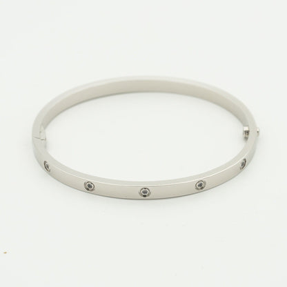 [AuraEcho]LOVE BRACELET 3.65MM 10 DIAMONDS
