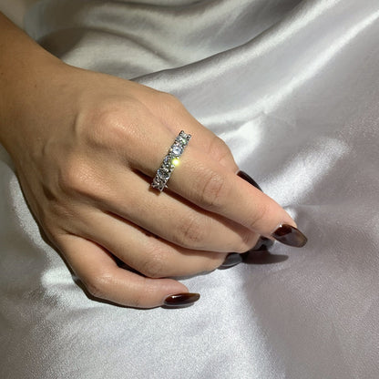 [AuraEcho]Gorgeous Round Cut Tennis Ring