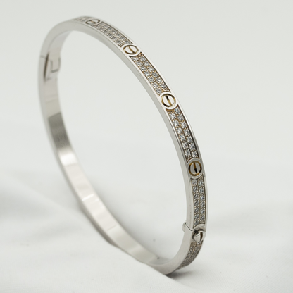 [AuraEcho]LOVE BRACELET 3.65MM DIAMOND-PAVED