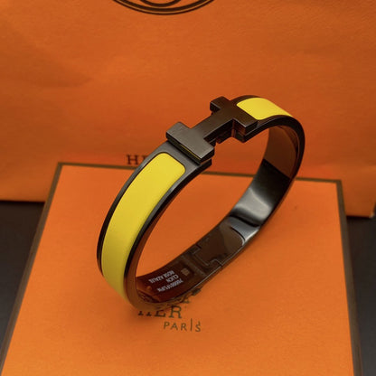 [AuraEcho]CLIC HM SO BLACK YELLOW BRACELET