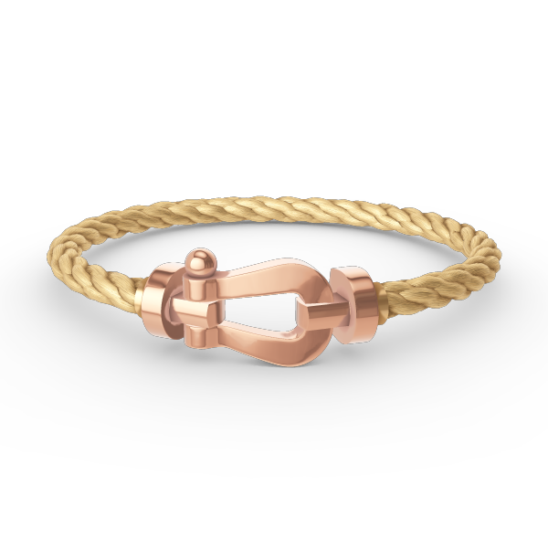 [AuraEcho]FORCE LARGE HORSESHOE NO DIAMOND BRACELET ROSE GOLD