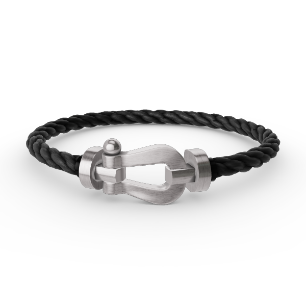 [AuraEcho]FORCE LARGE HORSESHOE NO DIAMOND BRACELET SILVER